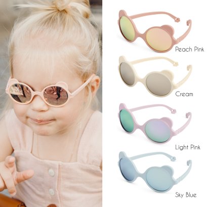 Ki ET LA รุ่น Ourson แว่นกันแดดสำหรับเด็ก อายุ 2-4 ปี